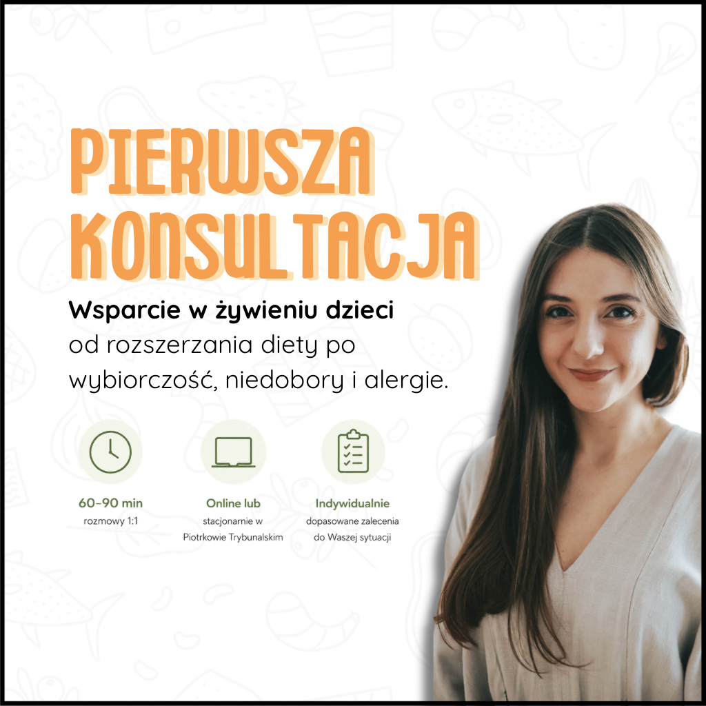 1:1 Konsultacja dietetyczna - PIERWSZA